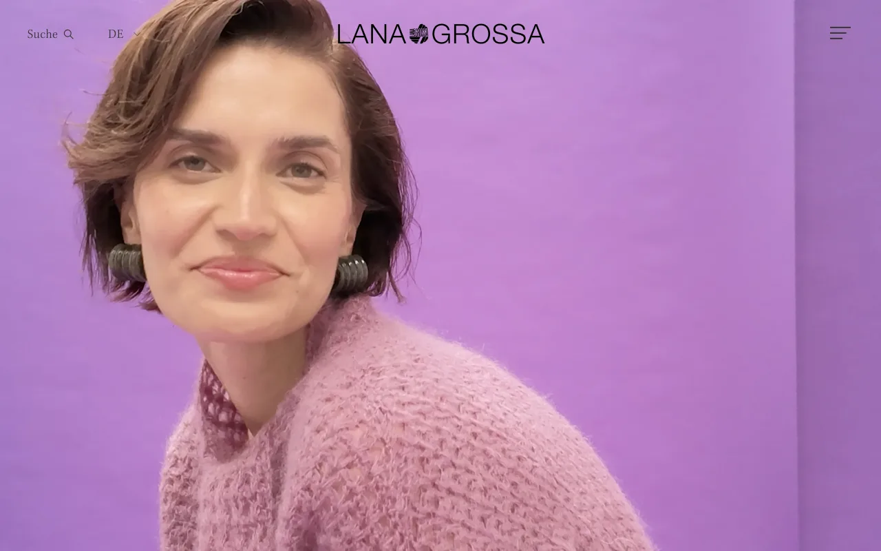 Preview of the Lana Grossa website